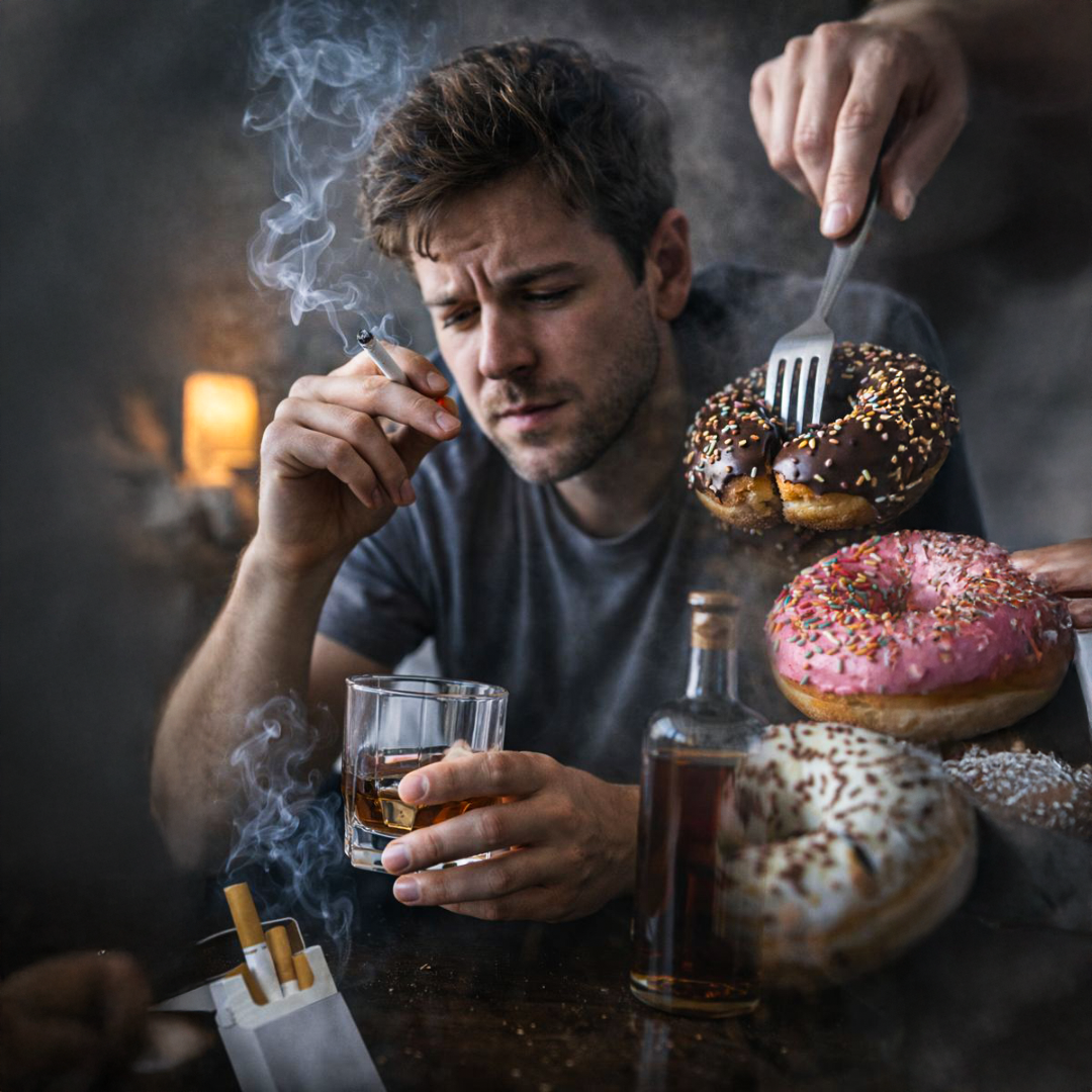 Bağımlılık Dönüşümü: Sigara, Alkol ve Tatlı Bağımlılığı